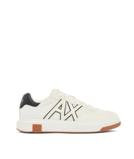 ARMANI EXCHANGE VENICE Zapatillas blanco roto + negro - Zapatos Hombre - 2