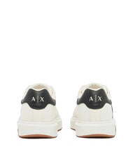 ARMANI EXCHANGE VENICE Zapatillas blanco roto + negro - Zapatos Hombre - 4