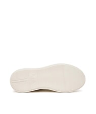 ARMANI EXCHANGE SUPER MINI-TUMBLED Zapatillas blanco roto + negro - Zapatos Mujer - 5
