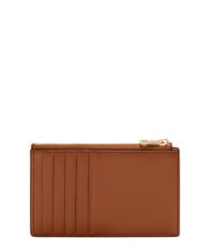 FURLA CAMELIA Cartera plana de piel co&ntilde;ac - Carteras Mujer - 2