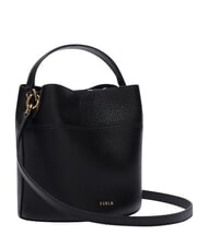 FURLA AMELIA Mini bolso tipo cubo, de mano negro - Bolsos Mujer - 2