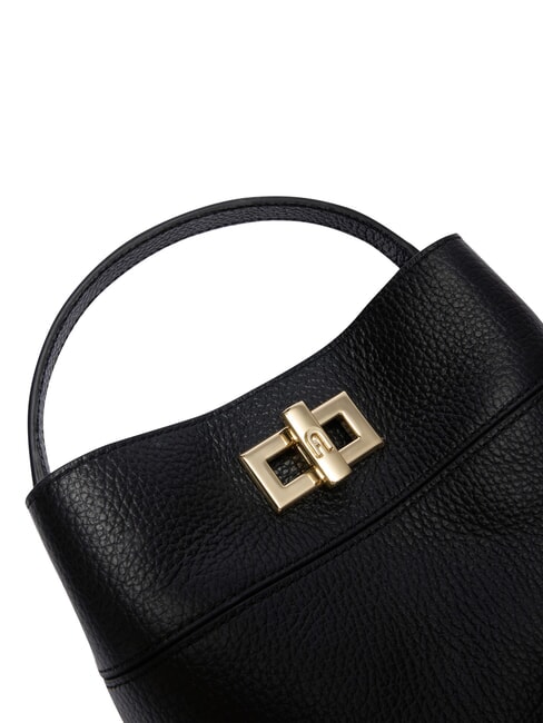 AMELIA Mini bolso tipo cubo, de mano negro - Bolsos Mujer