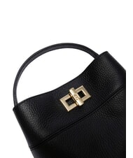 FURLA AMELIA Mini bolso tipo cubo, de mano negro - Bolsos Mujer - 4