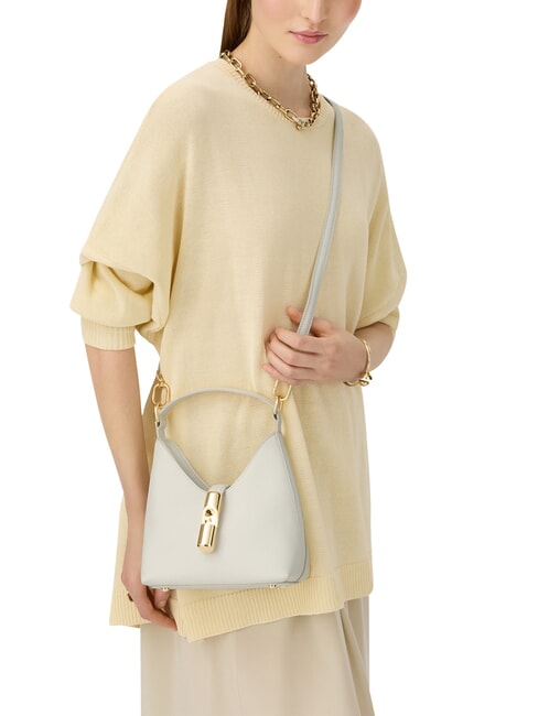 IRIDE Minibolso de hombro, de piel. CREMA - Bolsos Mujer