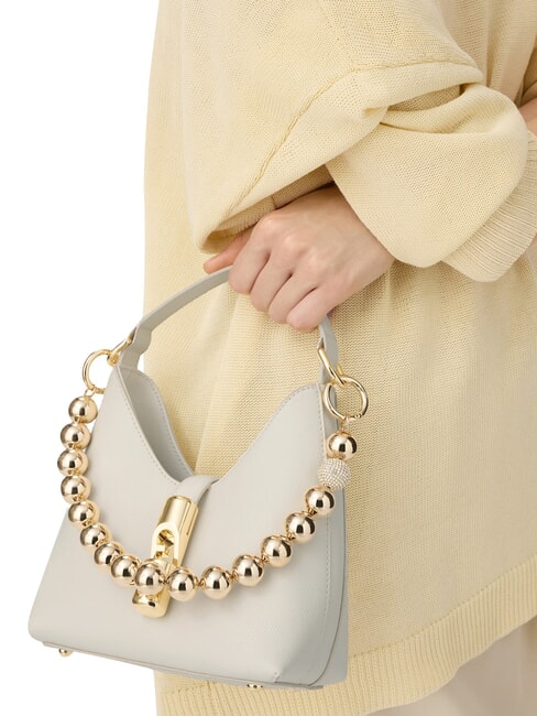 IRIDE Minibolso de hombro, de piel. CREMA - Bolsos Mujer