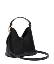 FURLA IRIDE Minibolso de hombro, de piel. negro - Bolsos Mujer - 5