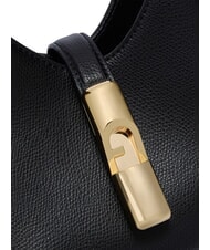 FURLA IRIDE Minibolso de hombro, de piel. negro - Bolsos Mujer - 7