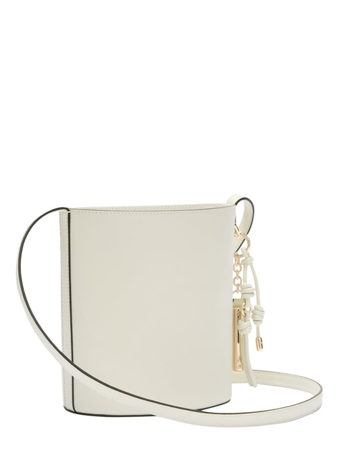 ROXIE Bolso bandolera tipo cubo de piel Ares CREMA - Bolsos Mujer