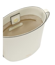 FURLA ROXIE Bolso bandolera tipo cubo de piel Ares CREMA - Bolsos Mujer - 6