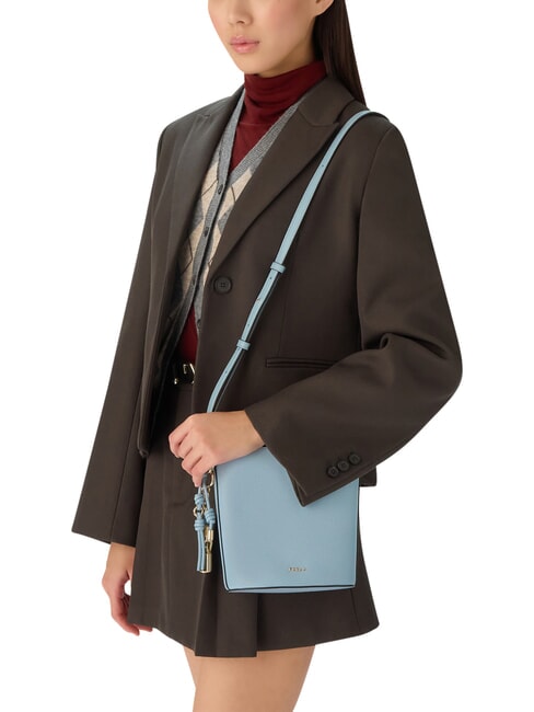 ROXIE Bolso bandolera tipo cubo de piel Ares papel de az&uacute;car - Bolsos Mujer