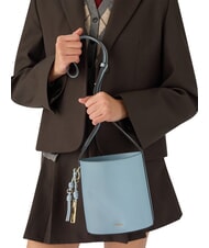 FURLA ROXIE Bolso bandolera tipo cubo de piel Ares papel de az&uacute;car - Bolsos Mujer - 3