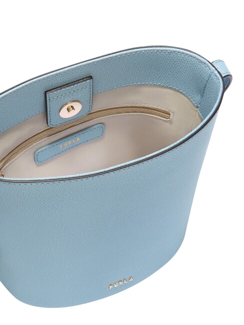 ROXIE Bolso bandolera tipo cubo de piel Ares papel de az&uacute;car - Bolsos Mujer