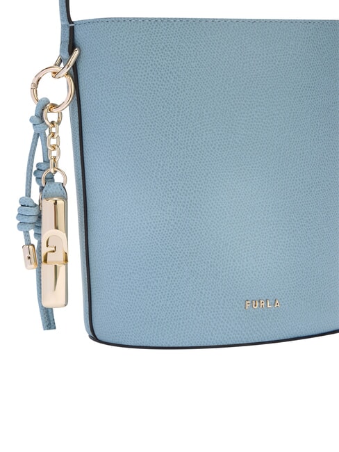 ROXIE Bolso bandolera tipo cubo de piel Ares papel de az&uacute;car - Bolsos Mujer