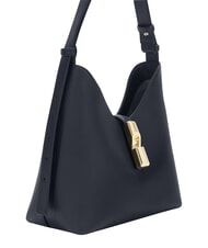 FURLA GOCCIA Bolso de hombro de piel azul tinta - Bolsos Mujer - 5