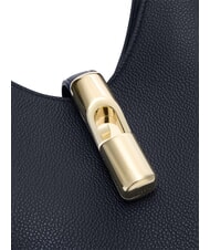 FURLA GOCCIA Bolso de hombro de piel azul tinta - Bolsos Mujer - 8