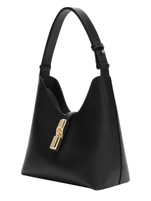 GOCCIA Bolso de hombro de piel negro - Bolsos Mujer