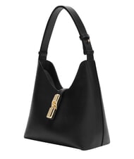 FURLA GOCCIA Bolso de hombro de piel negro - Bolsos Mujer - 5