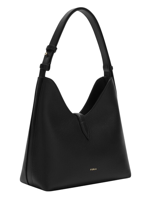 GOCCIA Bolso de hombro de piel negro - Bolsos Mujer