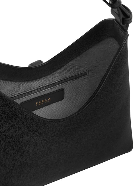 GOCCIA Bolso de hombro de piel negro - Bolsos Mujer