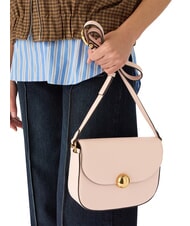 FURLA MOONLIGHT Mini bolso de hombro rosa polvoriento - Bolsos Mujer - 3