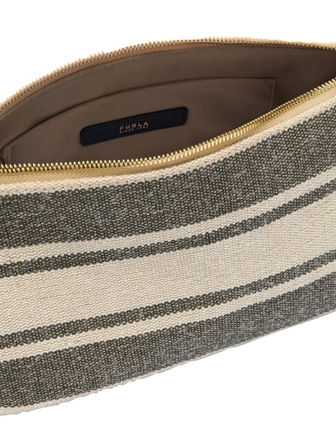 DEBBY Bolso de hombro, de piel y lino. tonos &iacute;ndigo - Bolsos Mujer