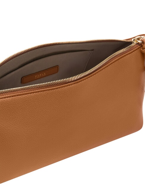 DEBBY Bolso de hombro de piel brandy - Bolsos Mujer