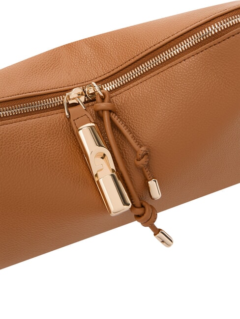 DEBBY Bolso de hombro de piel brandy - Bolsos Mujer