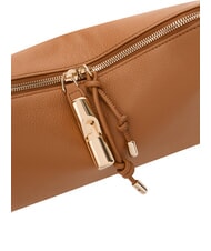 FURLA DEBBY Bolso de hombro de piel brandy - Bolsos Mujer - 7