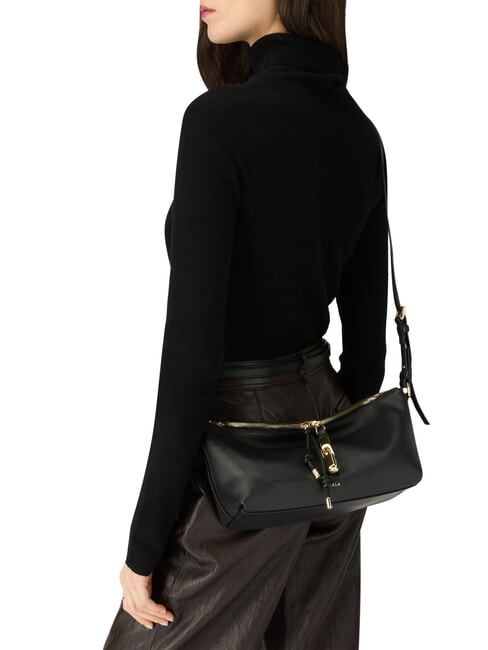 DEBBY Bolso de hombro de piel negro - Bolsos Mujer