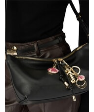 FURLA DEBBY Bolso de hombro de piel negro - Bolsos Mujer - 5