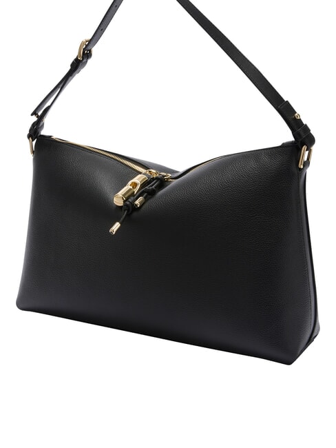 DEBBY Bolso de hombro de piel negro - Bolsos Mujer