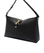 FURLA DEBBY Bolso de hombro de piel negro - Bolsos Mujer - 4