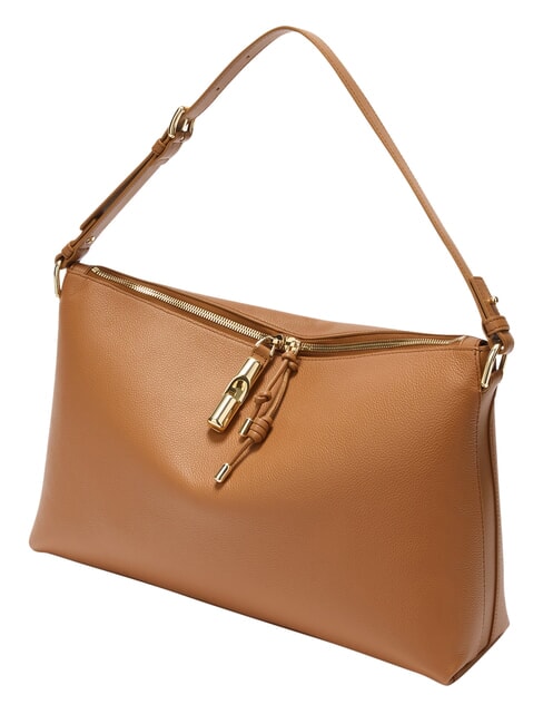 DEBBY Bolso de hombro de piel brandy - Bolsos Mujer