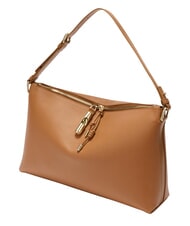 FURLA DEBBY Bolso de hombro de piel brandy - Bolsos Mujer - 4