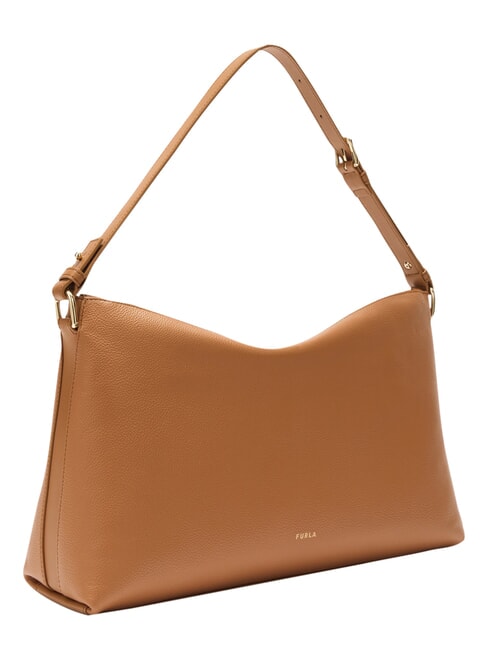 DEBBY Bolso de hombro de piel brandy - Bolsos Mujer