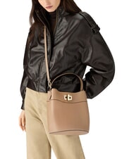 FURLA AMELIA Minibolso con correa para el hombro caramelo - Bolsos Mujer - 2