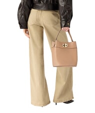 FURLA AMELIA Minibolso con correa para el hombro caramelo - Bolsos Mujer - 3