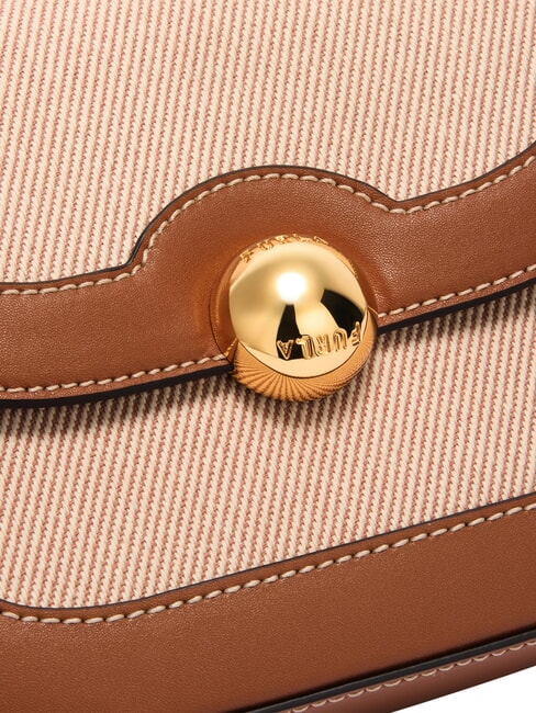 MOONLIGHT Minibolso de hombro, de piel. tonos co&ntilde;ac - Bolsos Mujer