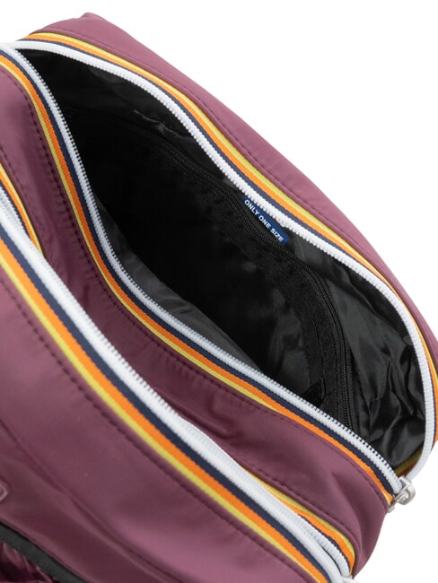 ALBAS Neceser de doble cremallera con bolsillos. vino malva violeta - Neceser