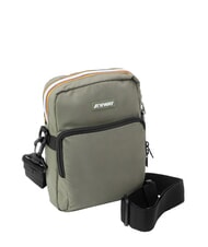 KWAY ERLOY Bolsa de nailon con bolsillo liquen verde - Bandoleras Hombre - 2