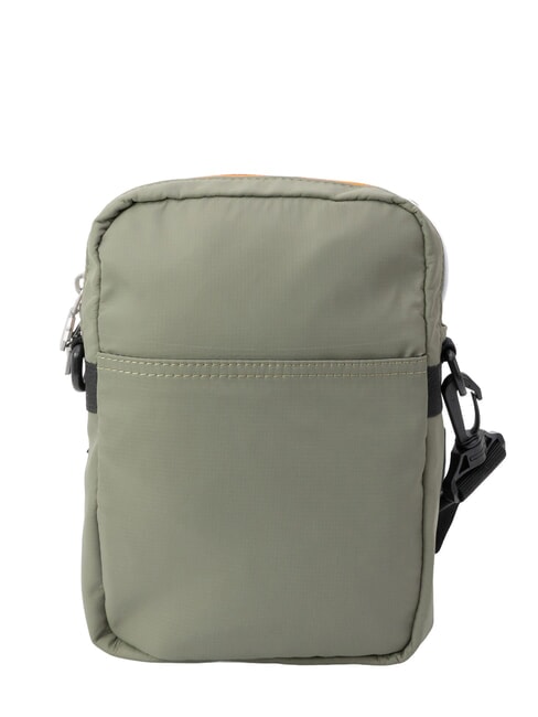 ERLOY Bolsa de nailon con bolsillo liquen verde - Bandoleras Hombre