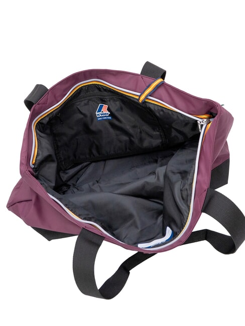 CLERE Bolso de hombro vino malva violeta - Bolsos Mujer