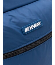 KWAY LAON Mochila peque&ntilde;a de nailon insignia azul - Mochilas Escuela & Tiempo Libre - 4