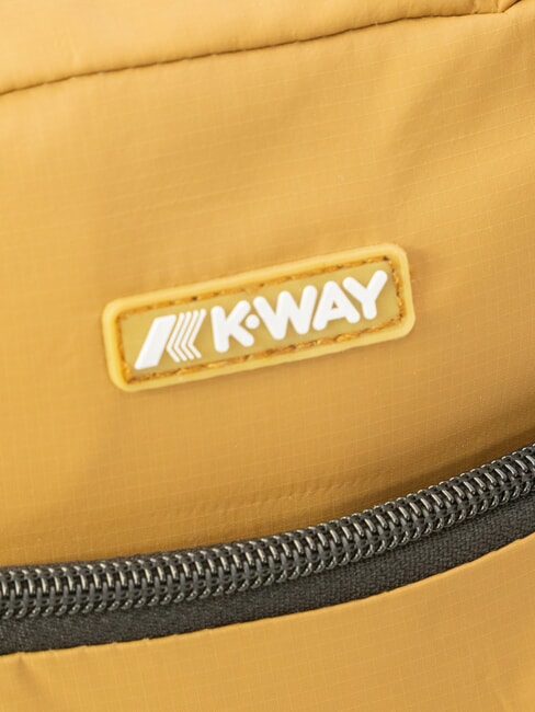 ERLOY Bolsa de nailon con bolsillo bistre marr&oacute;n - Bandoleras Hombre