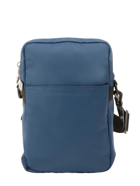 ERLOY Bolsa de nailon con bolsillo insignia azul - Bandoleras Hombre