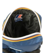KWAY ERLOY Bolsa de nailon con bolsillo insignia azul - Bandoleras Hombre - 5