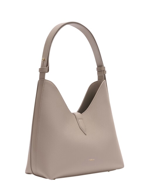 GOCCIA Bolso de hombro de piel lino - Bolsos Mujer