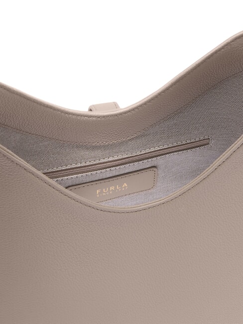 GOCCIA Bolso de hombro de piel lino - Bolsos Mujer