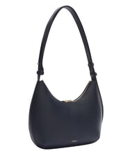 FURLA GOCCIA Bolso bandolera de piel martillada azul tinta - Bolsos Mujer - 4