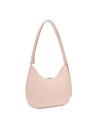FURLA GOCCIA Bolso bandolera de piel martillada rosa polvoriento - Bolsos Mujer - 3